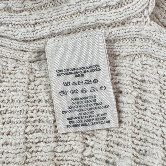 Free People Cream V-Neck Sweater - Picture 11 of 14